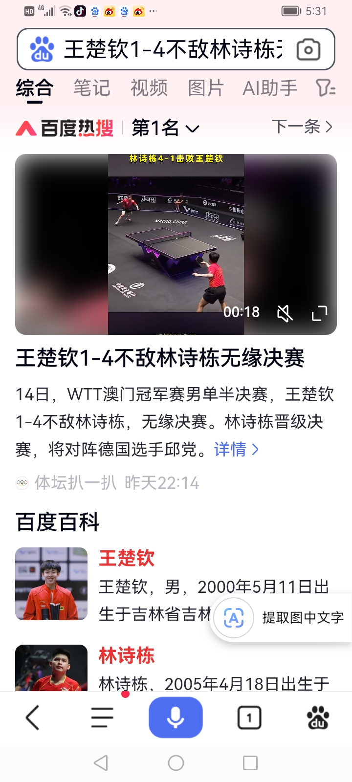 爱游戏体育在线-林诗栋为何3连败？张本说出原因决赛PK王楚钦全力以赴(林诗栋哪年出生)